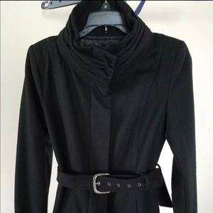Zara Women’s Wool Coat Winter Black (Size M)